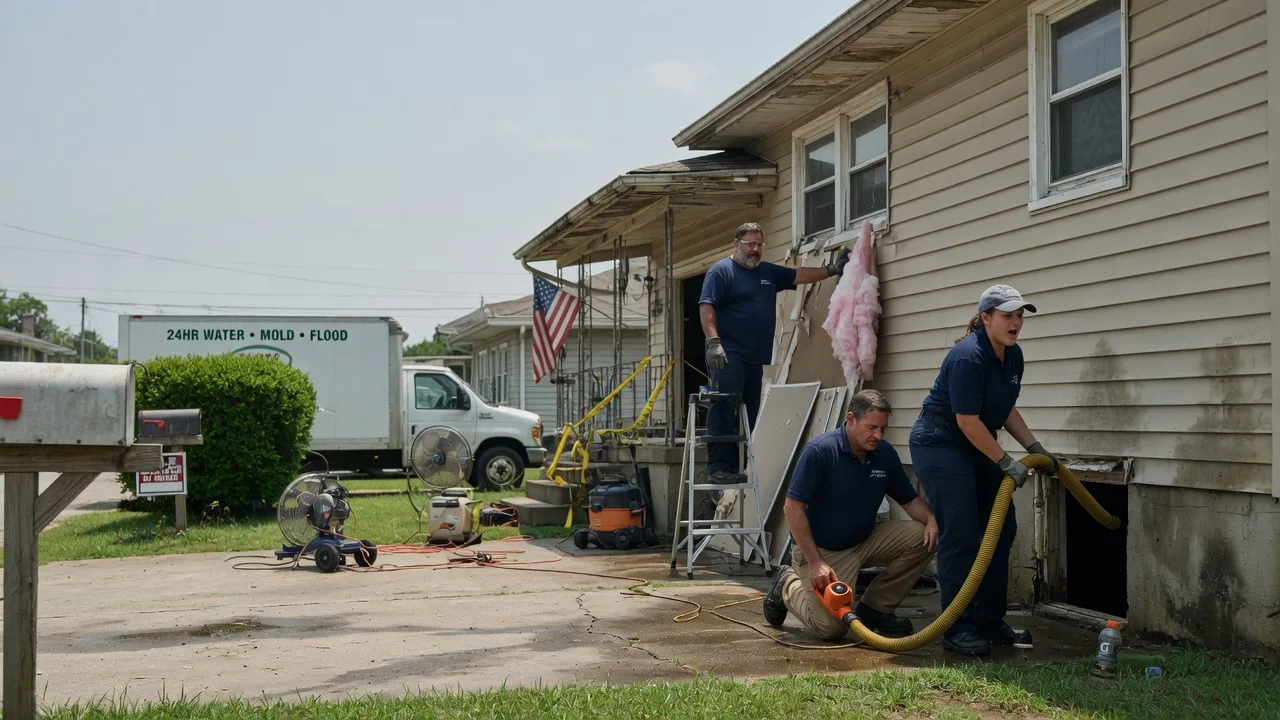 Water Damage Repair in Buda, IL near me